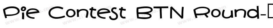 Pie Contest BTN Round字体转换